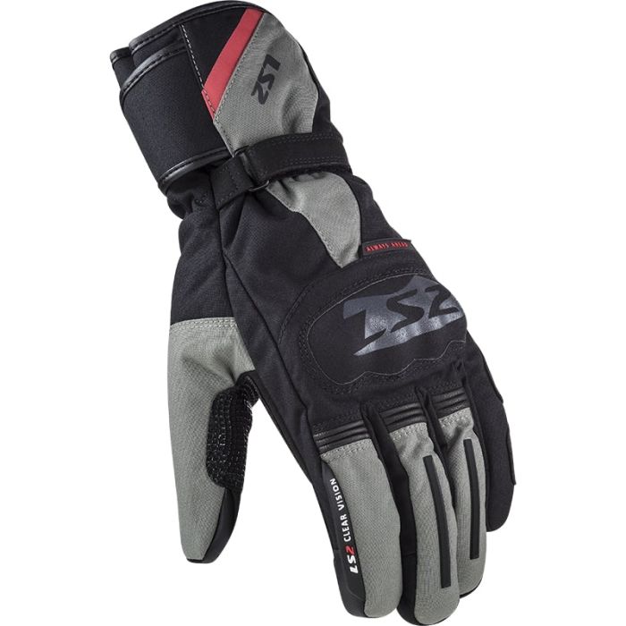 Моторукавички LS2 Snow Man Gloves Black Grey