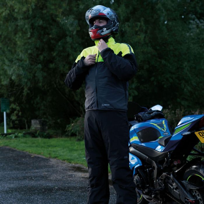 Куртка дощовик Oxford Rainseal Pro MS Jkt Gry/Blk/Fluo