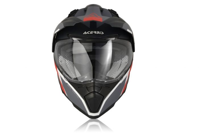 Шолом Acerbis grey-red FLIP FS-606