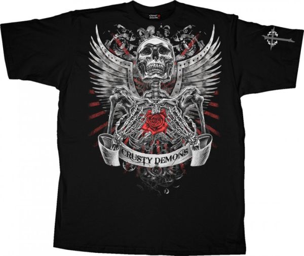 Футболка Crusty Roseheart Tee Black