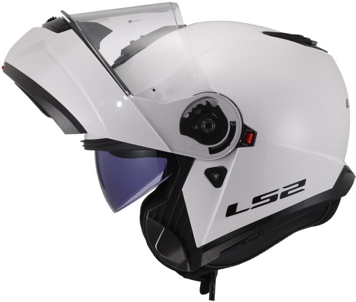Мотошолом LS2 FF908 Strobe 2 Gloss White