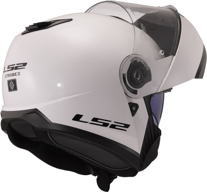 Мотошолом LS2 FF908 Strobe 2 Gloss White