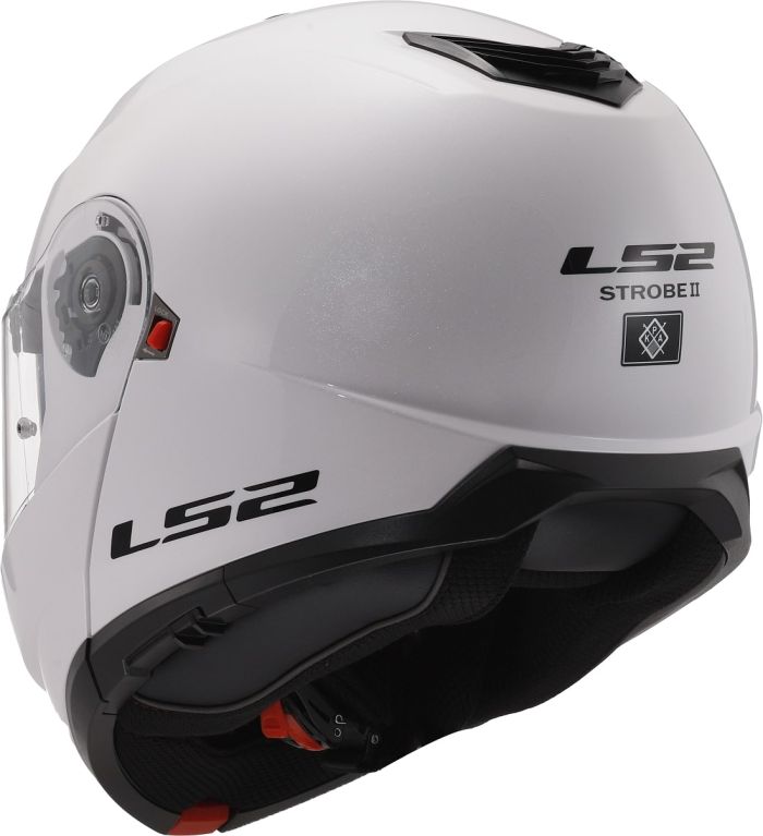 Мотошолом LS2 FF908 Strobe 2 Gloss White