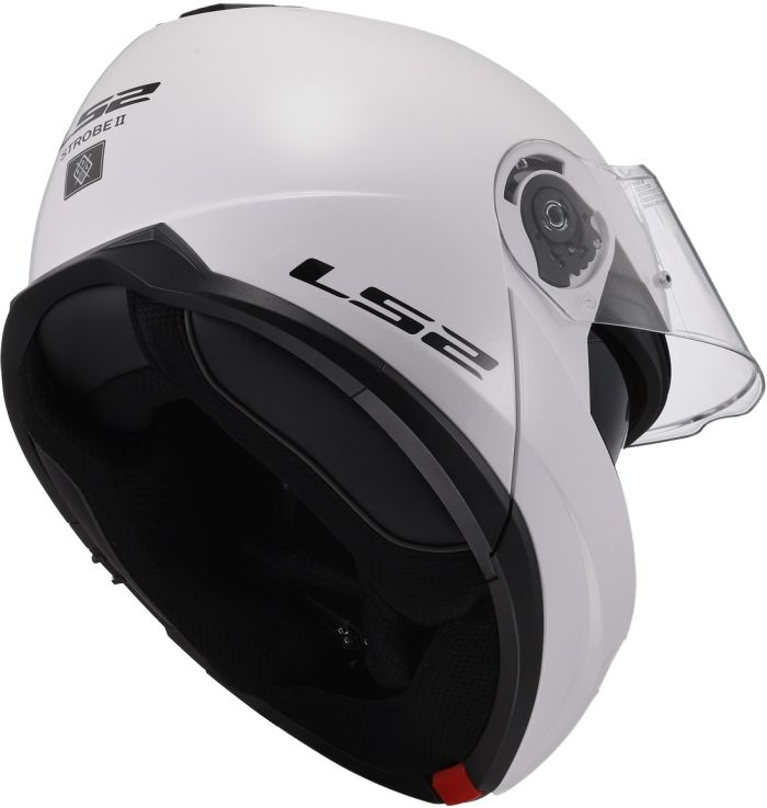 Мотошолом LS2 FF908 Strobe 2 Gloss White