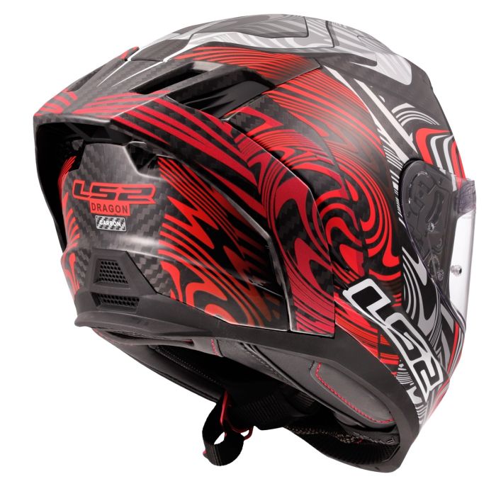 Мотошолом LS2 FF807 Dragon Enthum Matt Red