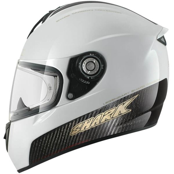 Мотошолом Shark RSI Carbon Pinlock White