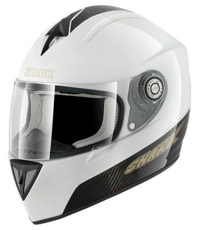Мотошолом Shark RSI Carbon Pinlock White
