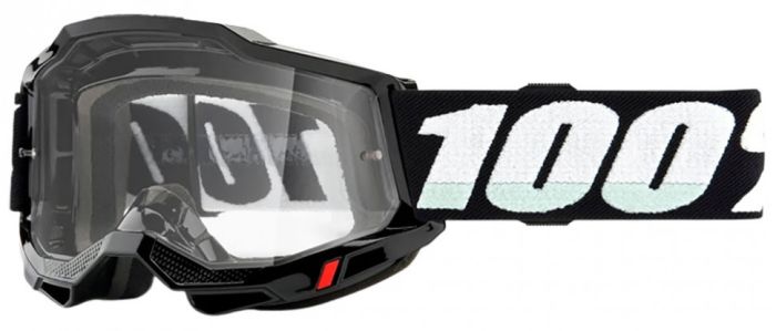 Окуляри 100% ACCURI 2 Goggle Black - Clear Lens