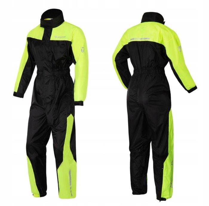 Мотодощовик комбінезон SECA Monsun EVO Black Fluo