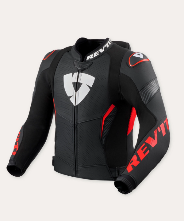 Куртка REV'IT ARGON 3 PRO шкіра black/neon red
