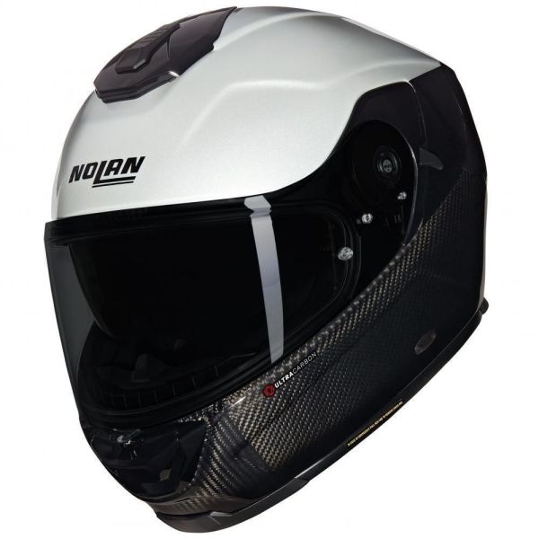 Мотошолом Nolan X-903 Ultra Carbon VERNICIATURA SPECIALE Black-White