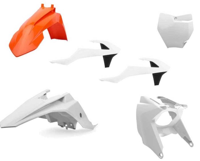 Пластик Polisport Mx Kit - Ktm 65 (16-) Orange/white