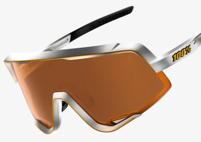 Окуляри Ride 100% Glendale - Soft Tact Off White - Persimmon Colored Lens