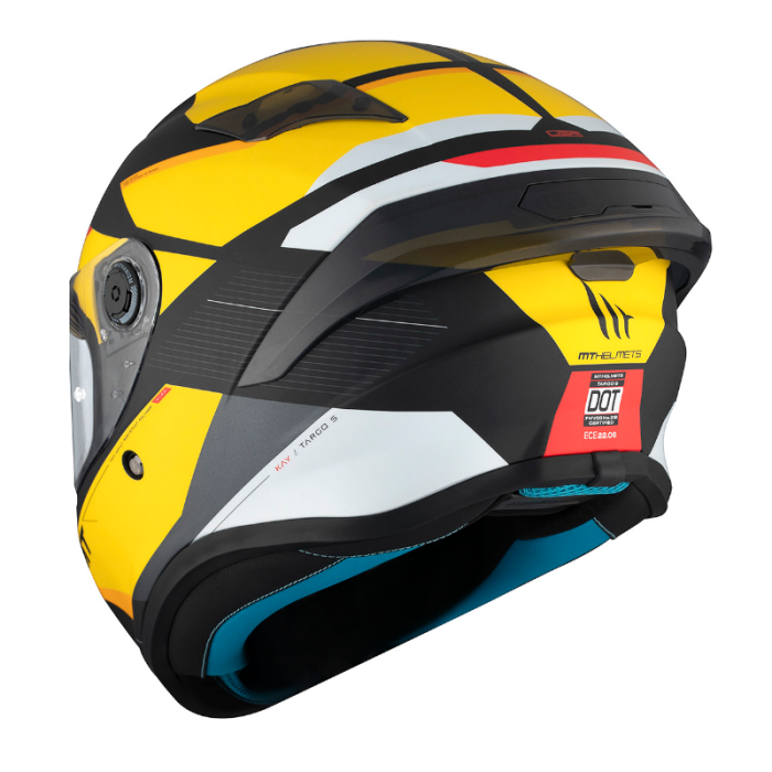 Мотошолом MT Targo S KAY B3 Matt Yellow ECE2206