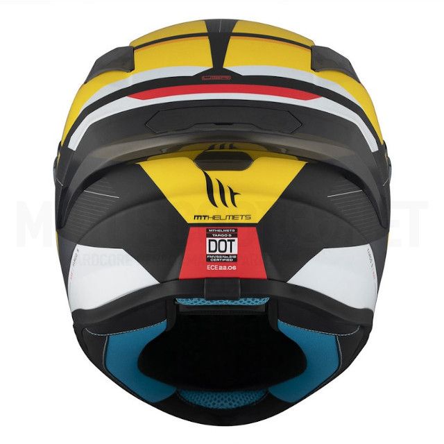 Мотошолом MT Targo S KAY B3 Matt Yellow ECE2206
