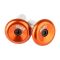 Баренди ODI Aluminum End Plugs w/Lasered Logo ORANGE