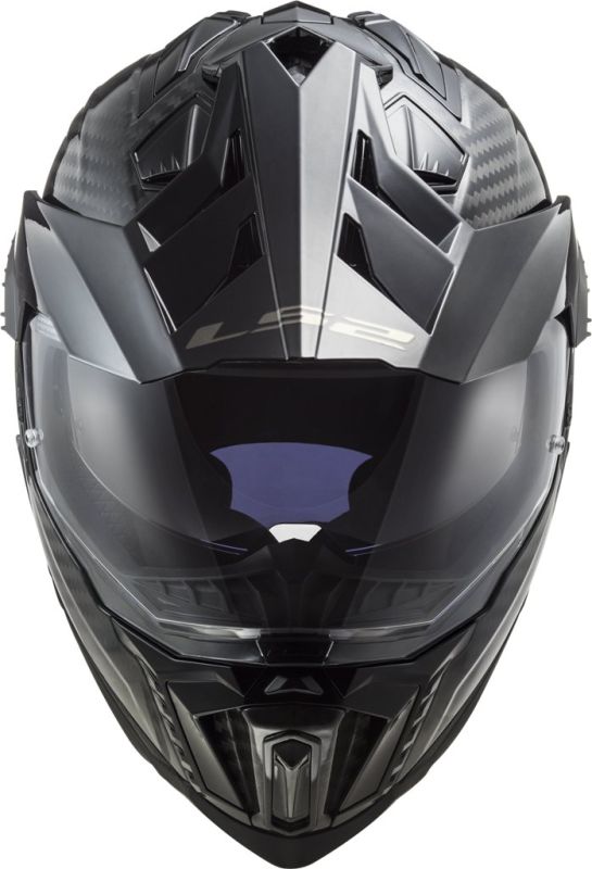 Мотошолом LS2 MX701 C Explorer Gloss Carbon