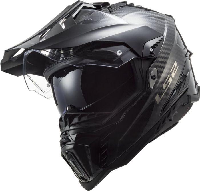 Мотошолом LS2 MX701 C Explorer Gloss Carbon