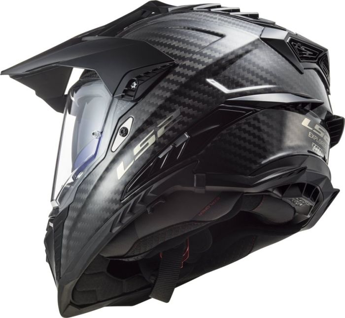 Мотошолом LS2 MX701 C Explorer Gloss Carbon