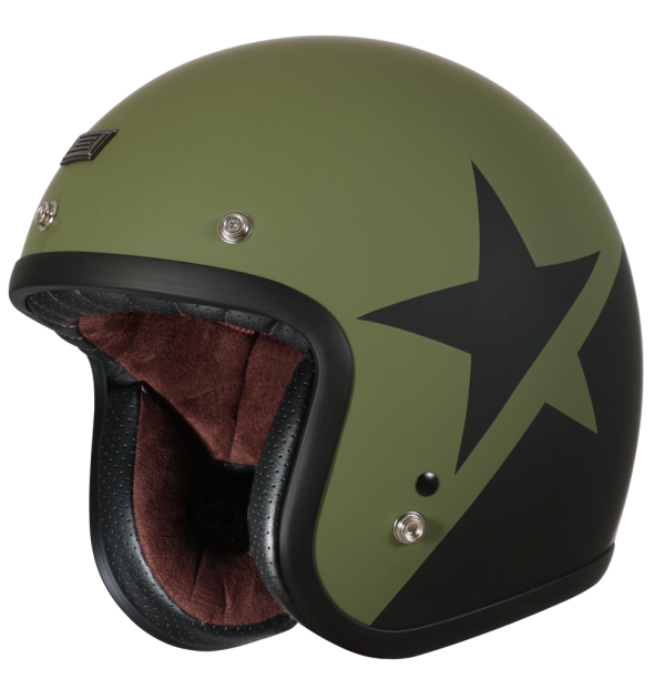 Мотошолом Origine Primo Star Black Army Green