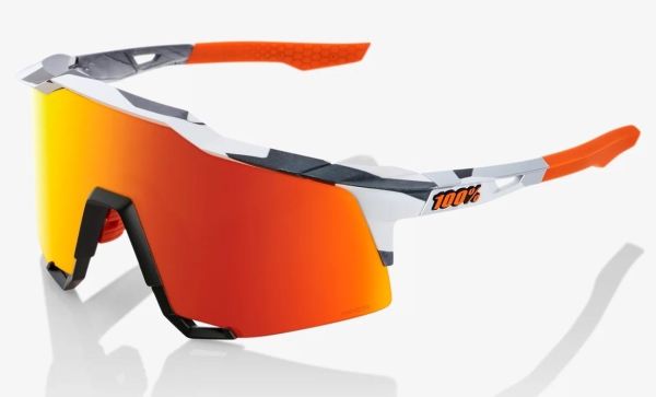 Окуляри Ride 100% Speedcraft - Soft Tact Grey Camo - Hiper Red Multilayer Mirror Lens