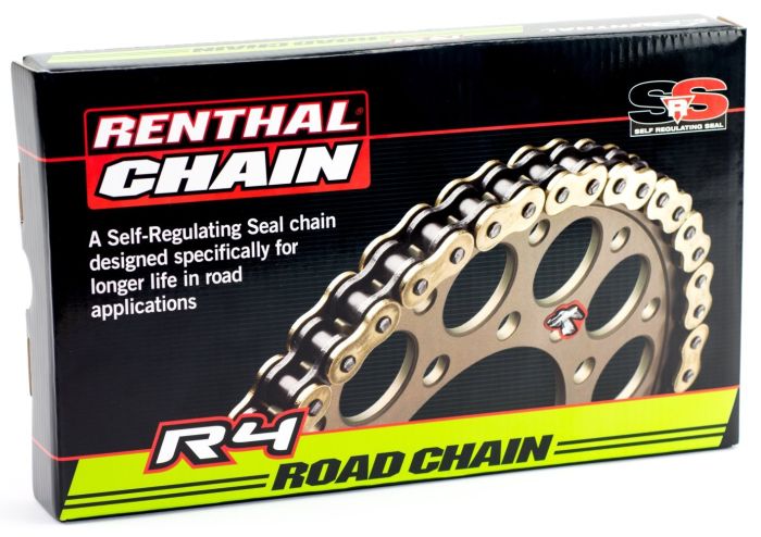 Ланцюг Renthal R4 Chain - 520 Gold,  520-120l / Seal Ring