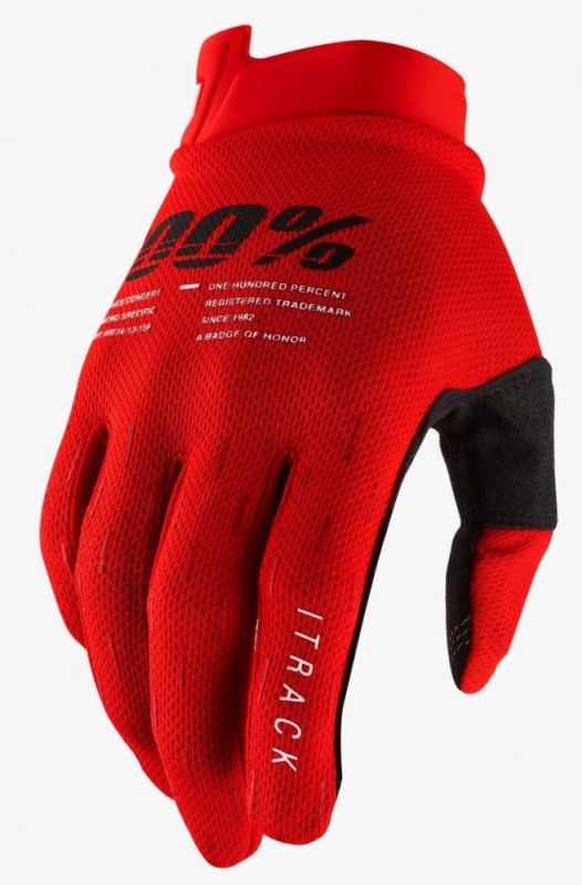 Рукавички Ride 100% Itrack Glove Red