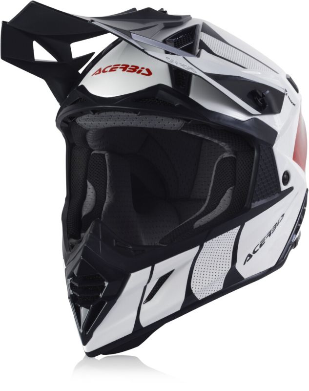 Мотошолом Acerbis X-Track VTR White\Red