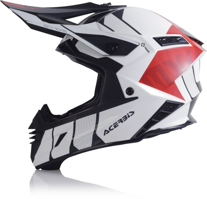 Мотошолом Acerbis X-Track VTR White\Red