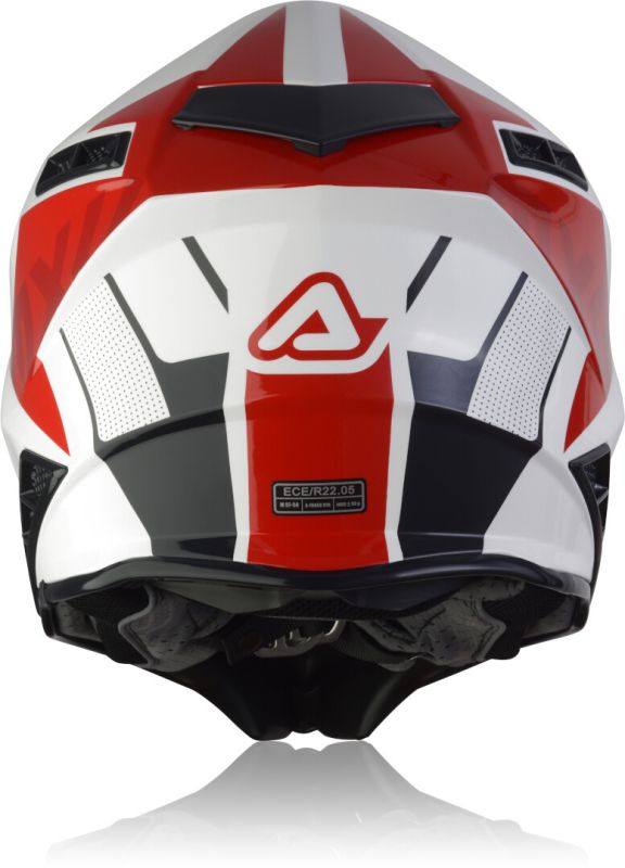 Мотошолом Acerbis X-Track VTR White\Red