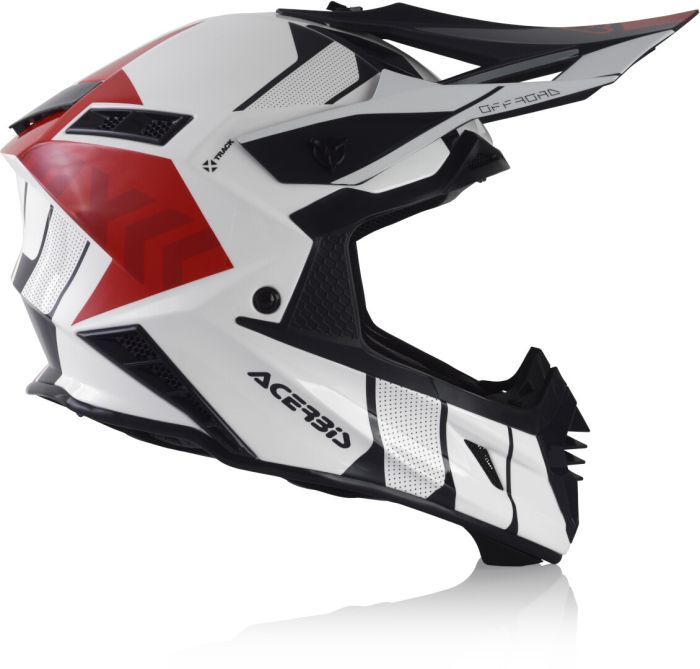 Мотошолом Acerbis X-Track VTR White\Red
