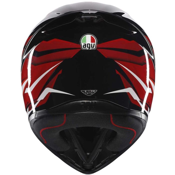 Мотошолом AGV K1 S (E2206) LION black/red/white