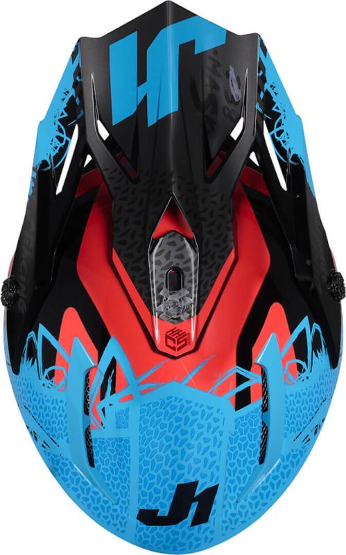 Мотошолом Just1 J38 Mask Blue Red Black