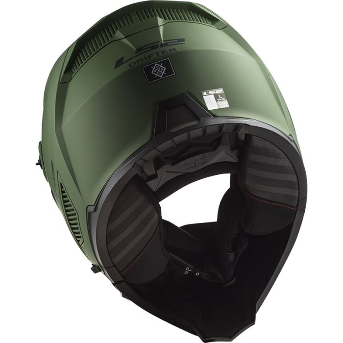 Мотошолом LS2 OF606 Drifter Solid Matt Military Green