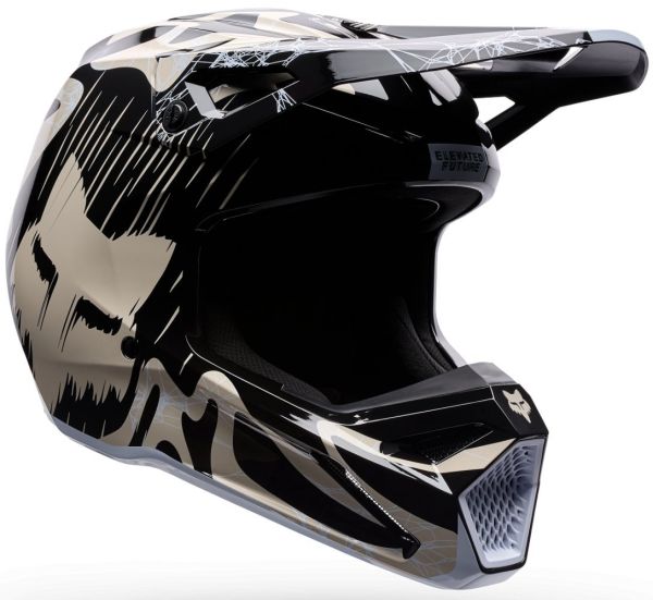 Шолом Fox V1 Helmet - Diffuse Black
