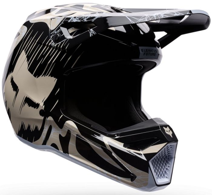 Шолом Fox V1 Helmet - Diffuse Black
