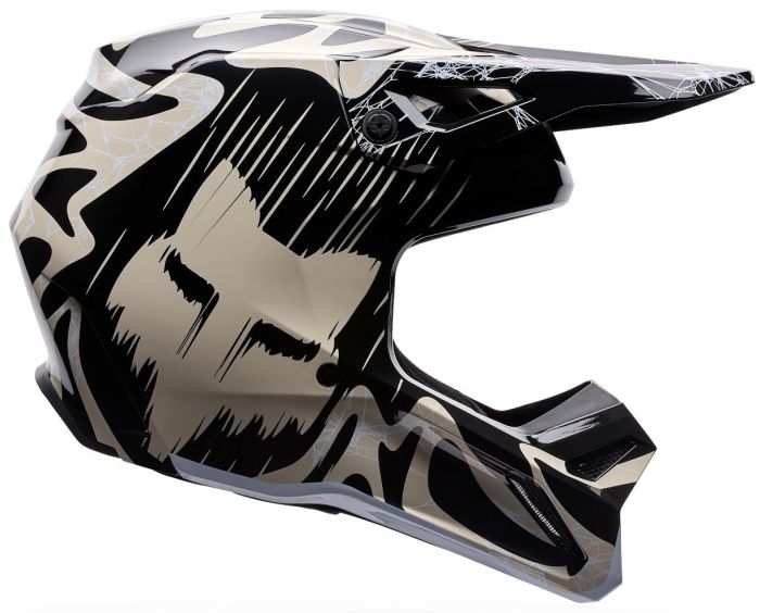 Шолом Fox V1 Helmet - Diffuse Black