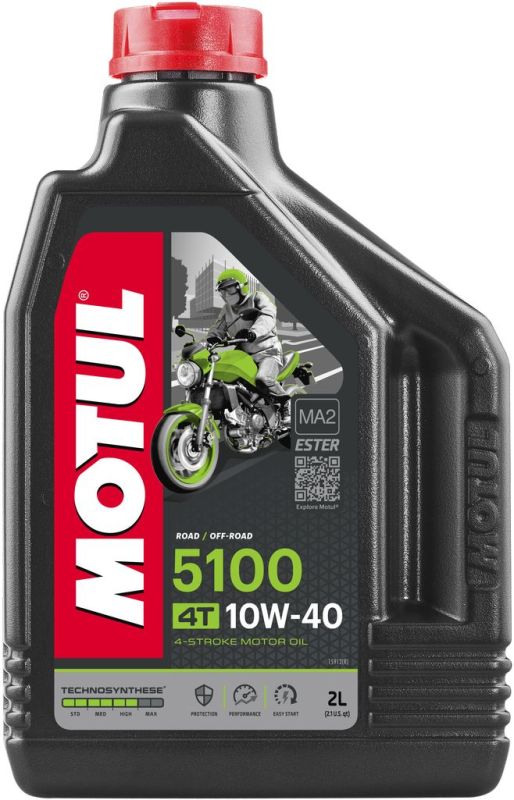 Моторна олива Motul 5100 4T SAE 10W40 (2л)