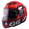 Мотошолом LS2 FF320 Stream Evo Angel Red Grey