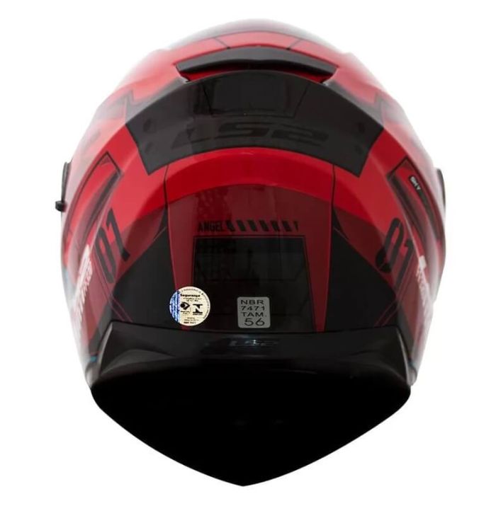 Мотошолом LS2 FF320 Stream Evo Angel Red Grey