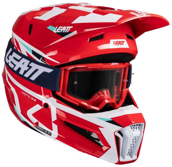 Шолом Leatt Moto 3.5 Helmet + Goggle Red