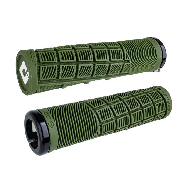Гріпси ODI Reflex v2.1 Lock-On MTB Closed End 135mm Army Green