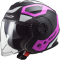 Мотошолом LS2 OF570 Verso Marker Matt Black Violet