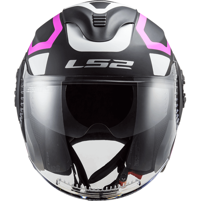 Мотошолом LS2 OF570 Verso Marker Matt Black Violet