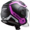 Мотошолом LS2 OF570 Verso Marker Matt Black Violet