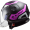 Мотошолом LS2 OF570 Verso Marker Matt Black Violet