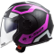 Мотошолом LS2 OF570 Verso Marker Matt Black Violet