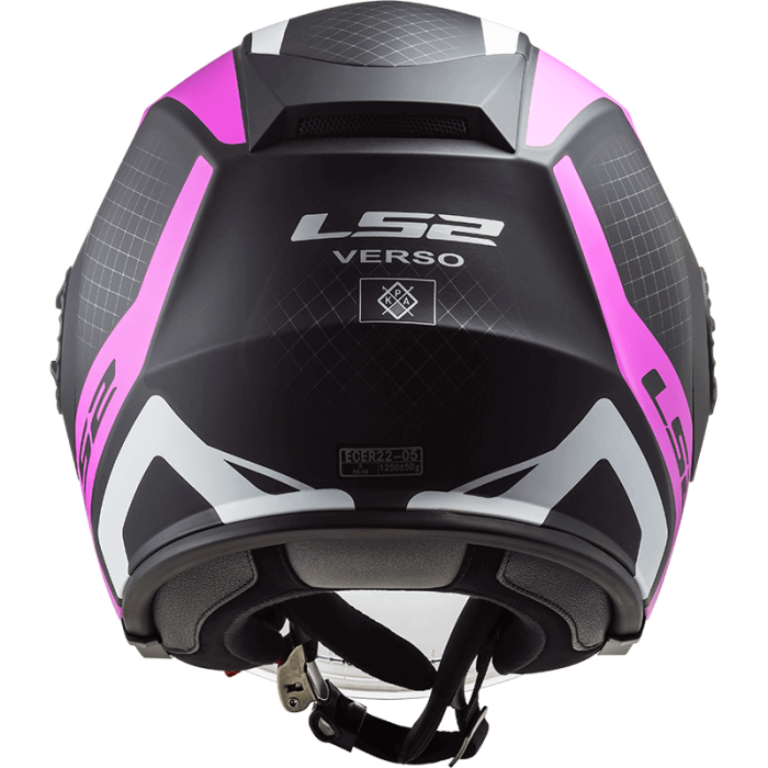Мотошолом LS2 OF570 Verso Marker Matt Black Violet