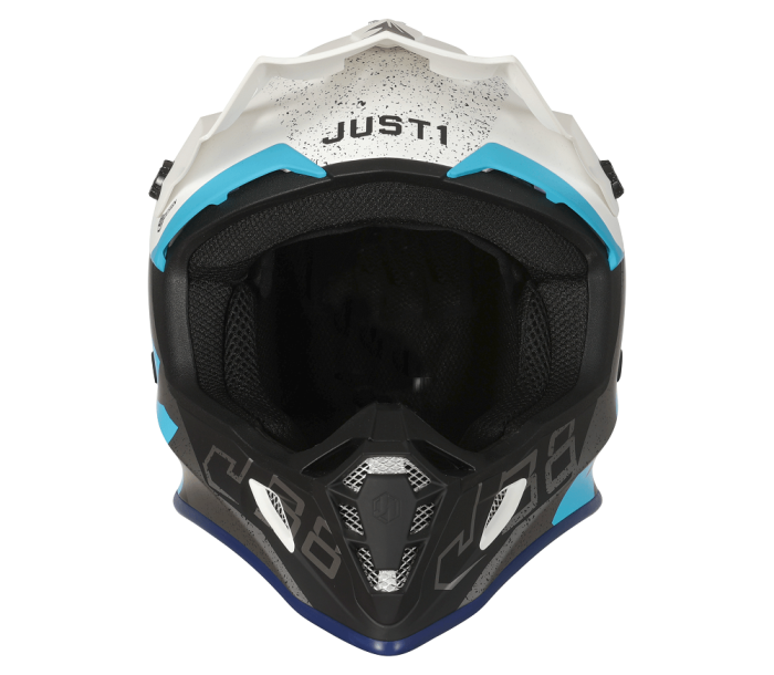 Мотошолом Just1 J38 Korner Light Blue White