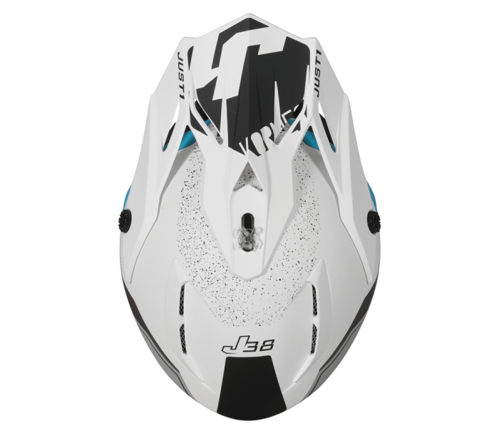 Мотошолом Just1 J38 Korner Light Blue White